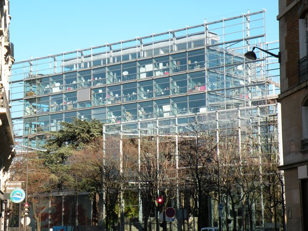  immeuble en verre de la Fondation Cartier, boulevard Raspail